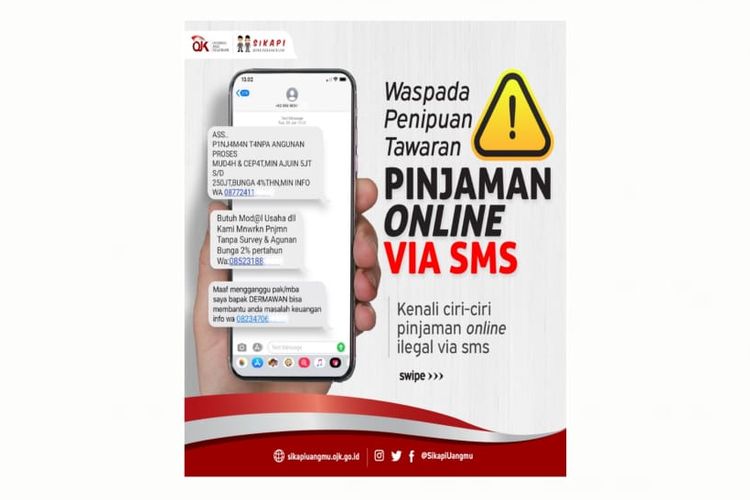  Masyarakat Diminta Waspada Dengan Tawaran Pinjaman Online