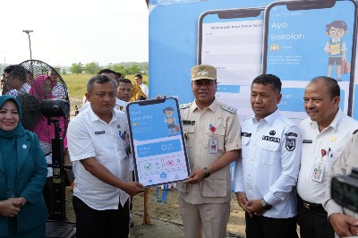 Di Sela Musrenbang Kuantan Mudik,  Plt Bupati Launching Aplikasi Ayo Sekolah