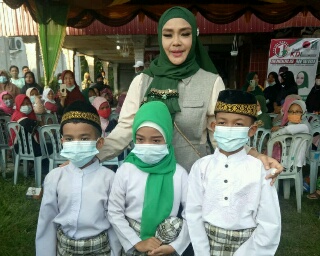 Di Basis Ngah Eet, Iyeth Bustami Ajak Ratusan Warga 'Tusuk' Nomor 1