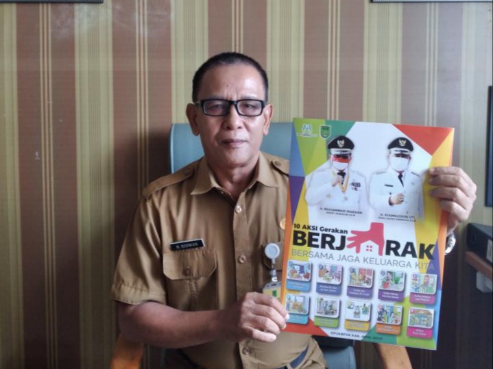 Melalui 10 Aksi Gerakan Berjarak, Masyarakat Inhil Diajak Lindungi Perempuan dan Anak dari Covid-19