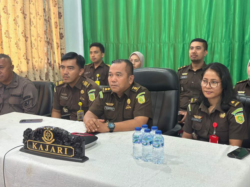 Bahas Penindakan Korupsi, Plt Kajari SBB Maluku Ikuti Rakernas Kejaksaan RI