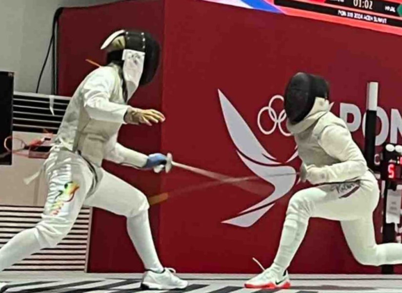 PON XXI Sumut-Aceh, Cabor Anggar Tambah Koleksi Medali Bagi Kontingen Riau