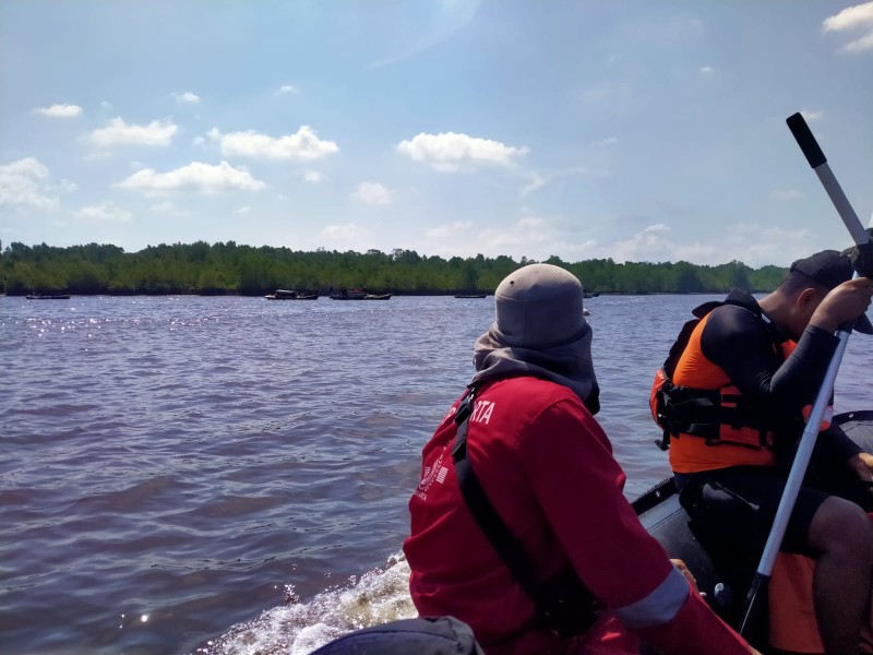Warga Bengkalis Hilang Terjatuh dari Sampan di Sungai Kembung Dalam