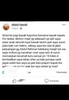 Seorang Pria Ancam Tebas Leher Polisi, Akhirnya Kena Door