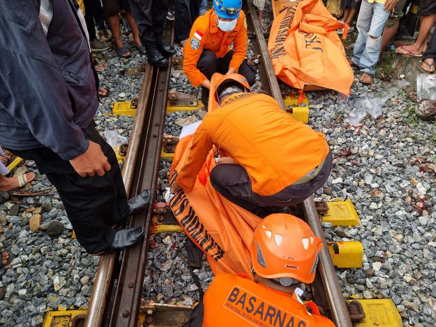 Seorang Mahasiswa di Padang Tewas Mengenaskan Ditabrak Kereta Api