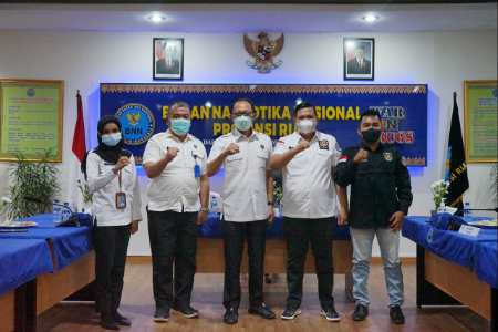 Sahabat Polisi Indonesia DPW Riau Bahas Maraknya Peredaran Narkotika dengan BNN
