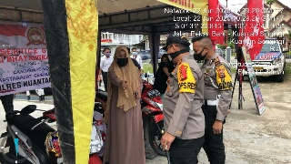 Hari Bhayangkara ke-74, Polres Kuansing Berikan Pelayanan Service Motor Gratis