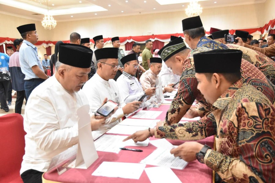 Gerakan Pembayaran Zakat ke Baznas Provinsi Riau Gunakan QRIS BRK Syariah