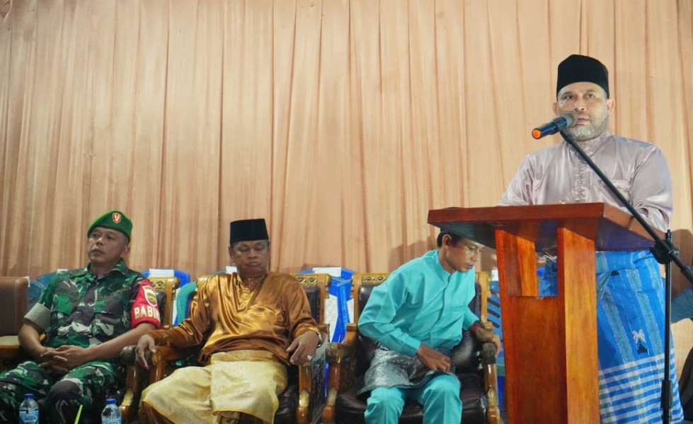 Bupati Inhil Diwakili Staf Ahli Buka MTQ Tingkat Kecamatan Batang Tuaka