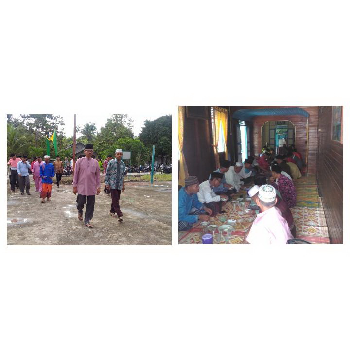  Dengan Khas Ketupat, Tradisi Barak'an Saat Idul Fitri di Desa Simpang Ayam Bengkalis Riau Masih Ter