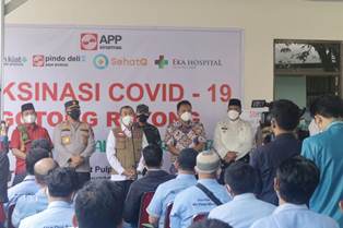 Pemkab Siak Dukung Percepatan Herd Immunity Melalui Vaksinasi Gotong Royong