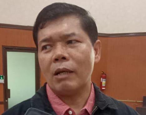 Tim PUPR Riau Cek Kondisi Jembatan Sei Rokan Kiri yang Hampir Roboh