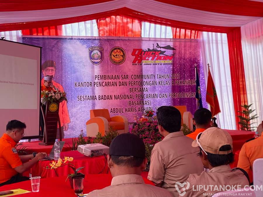 Kunker ke Riau, Sestama Basarnas Ungkap Pers Bagian Penting dalam Pertolongan Bencana