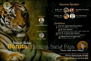 Dihadiri Gubri, KLHK Segera Launching Bedah Buku 'Bonita Hikayat Sang Raja' 