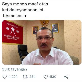 Cuitannya 'Diserang' Netizen, Akun FerdinandHaean3: Itu Dialog Imajiner  