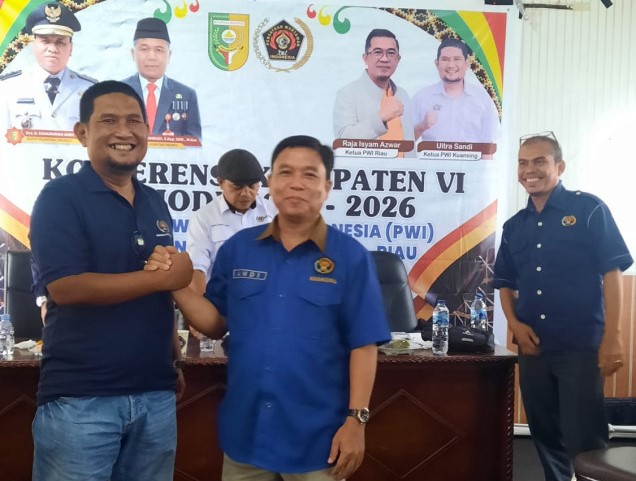 Desriandi Chandra Nahkodai PWI Kuansing Periode 2023-2026