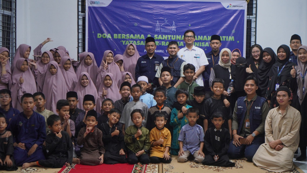 Rumah BUMN Riau Peduli Penyaluran Bantuan Kepada Anak Yatim