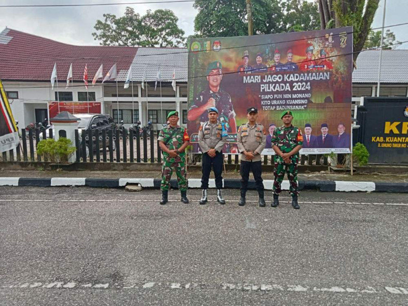 Jelang Pilkada, Polres Kuansing Patroli Sinergitas Cegah Gangguan Kamtibmas