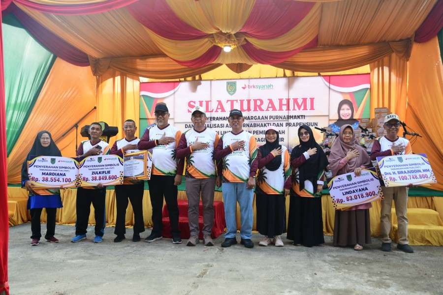 Cetak Peserta Terbanyak se-Riau Kepri, BRK Syariah dan Pemkab Inhil Gelar Ramah Tamah ASN Pensiun dan Purnabakti
