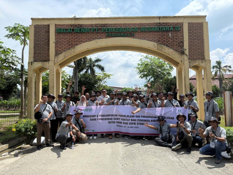 Peroleh Ilmu Kembangkan Perkebunan Sawit, Pengurus KUD dan Poktan Apresiasi Workshop  BRK Syariah