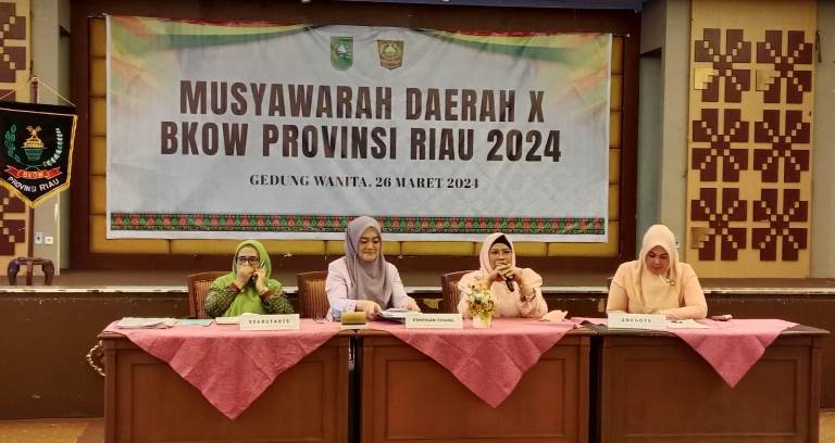 Musda X BKOW Riau, Adrias SF Hariyanto Terpilih Secara Aklamasi