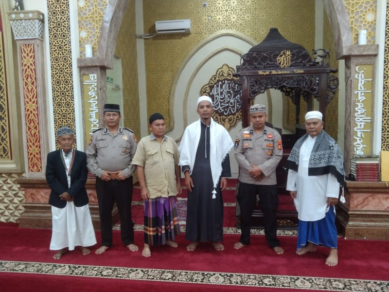 Polsek Kabun Ajak Jamaah Masjid Al Muawanah Sukseskan Pilkada 2024