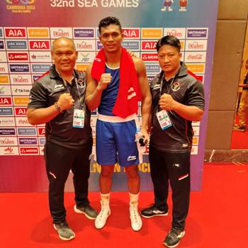 SEA Games 2023, Petinju Maikhel Roberrd Muskita Melaju ke Final Tantang Thailand