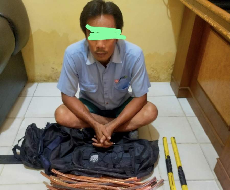 Pelaku Pencurian Kabel Milik PT IKPP Diciduk Polisi