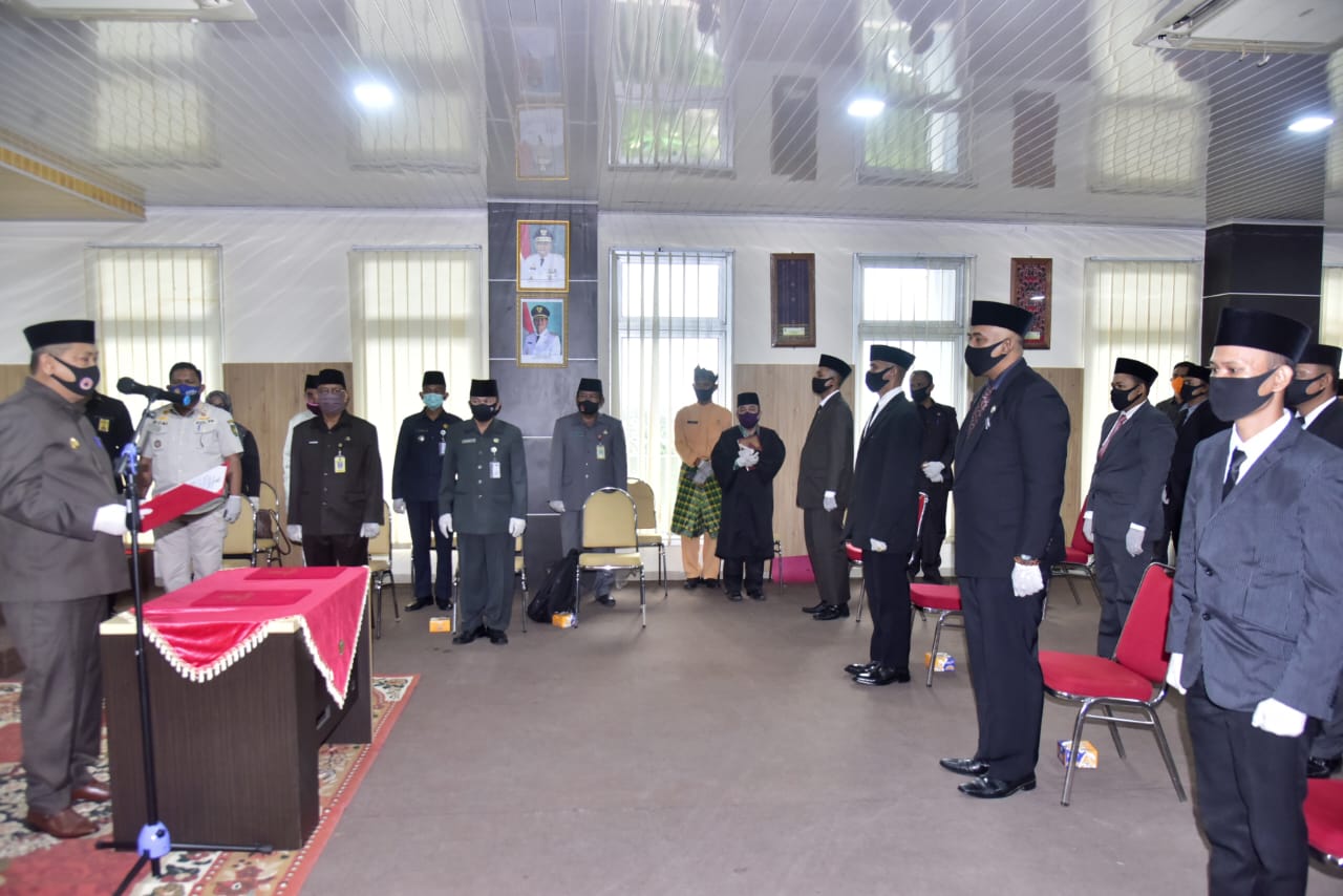 Wabup Inhil Lantik 30 Pengawas dan Pejabat Fungsional