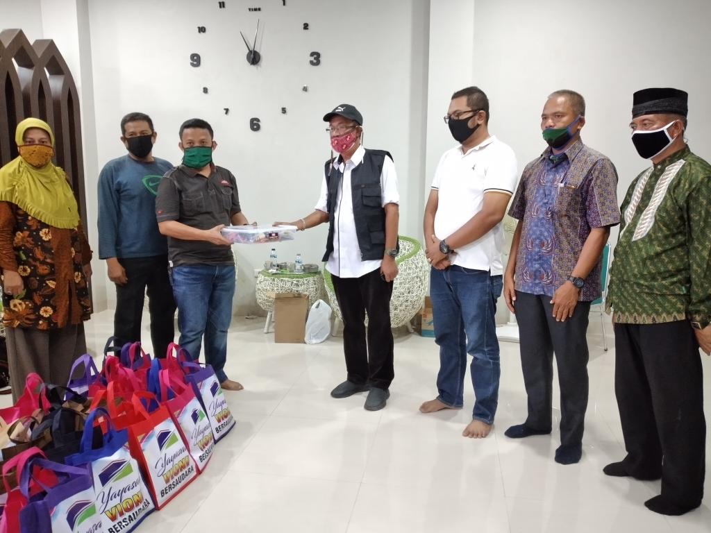DPC PKB Inhil dan Yayasan Vioni Bersaudara Saling Beri Dukungan Cegah Covid-19