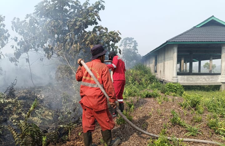 Api Masih Mengintai di Rimbo Panjang, Kapolres Sebut Personel Gabungan Tetap Siaga