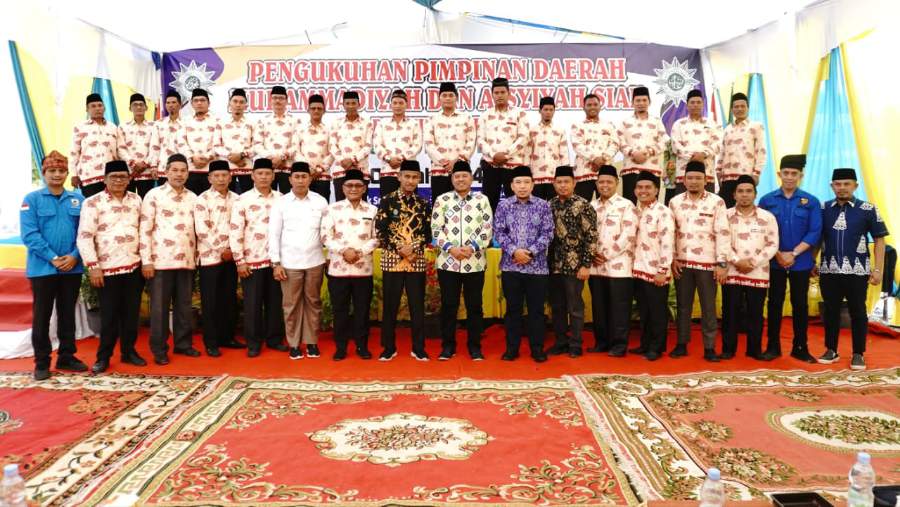 Bupati dan Wabup Hadiri Pengukuhan Pengurus Pimpinan Daerah Muhammadiyah Siak