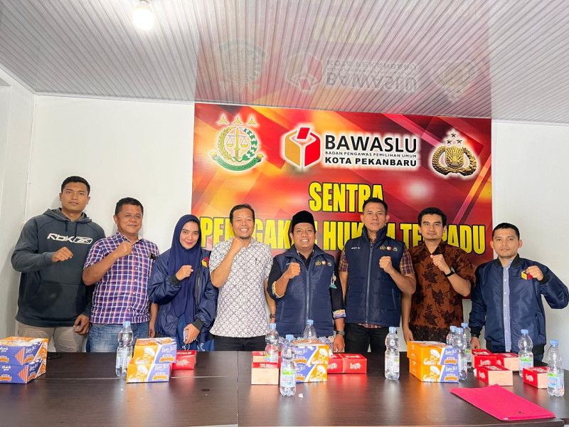 Ada Potensi Kerawanan, Sentral Gakkumdu Pekanbaru Gelar Rapat Jelang Pilkada Serentak 2024
