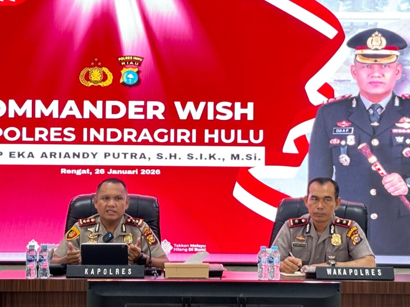 Kapolres Inhu Tegaskan Zero Tolerance Narkoba di Internal Polri, Usung Tagline Pelayanan RAJA