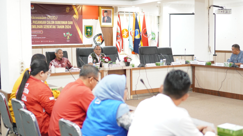Jelang Pilgub, KPU Riau Jelaskan Proses Pencalonan dengan Instansi Terkait