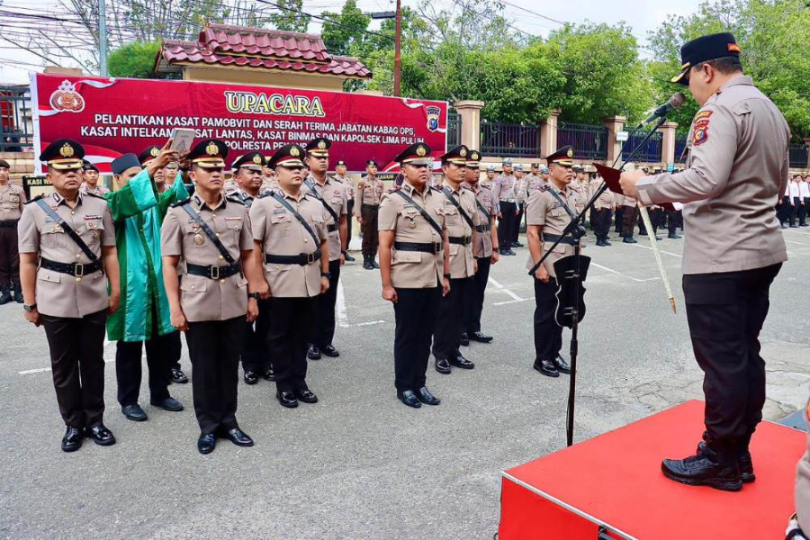 5 Pejabat Utama Polresta Pekanbaru Diganti, Ini Nama-namanya