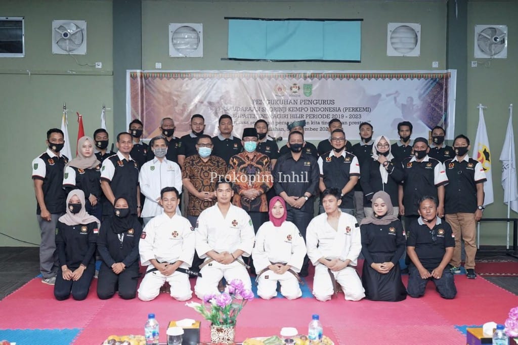 Bupati Wardan Hadiri Pengukuhan Perkemi Inhil