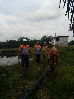 Respon Laporan Warga, Dinas DLH Turun Ambil Sempel Limbah PT PAS