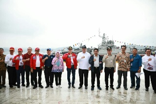 Mendes dan Menkumham Tinjau Lokasi Acara Puncak Sail Nias 2019