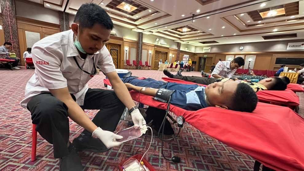 Kerjasama dengan PMI, Indosat Gelar Donor Darah di 3 Kota
