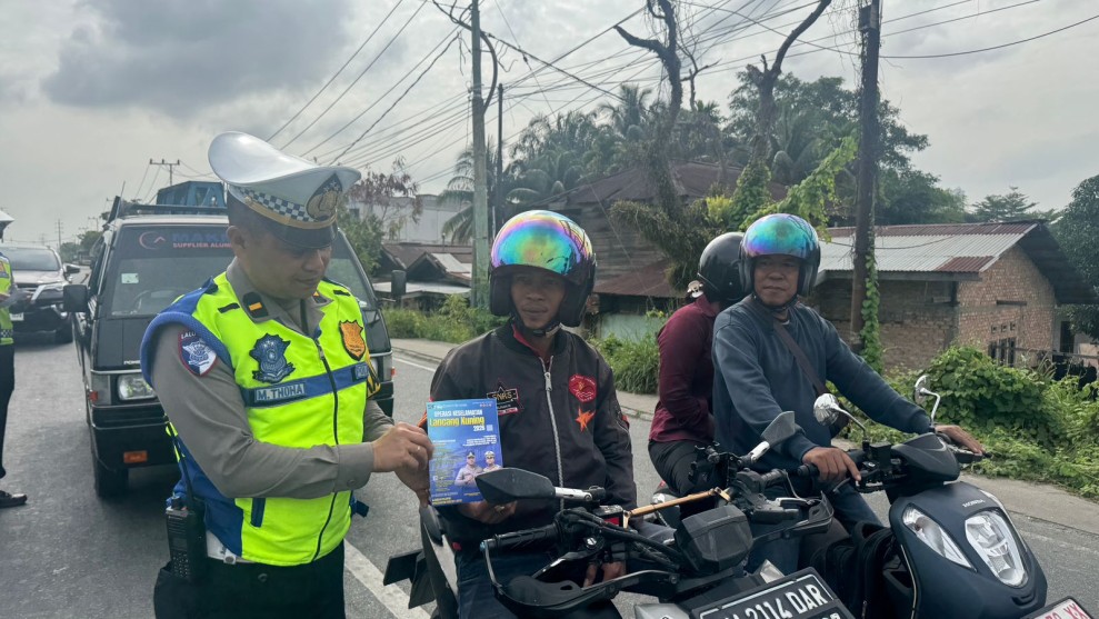 Tiga Hari Operasi Keselamatan di Pekanbaru, 286 Pelanggar Ditindak
