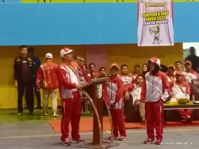 Kukuhkan dan Lepas Kontingen Porprov Kuansing,  Suhardiman: Saatnya Bagi Atlet Kuansing Unjuk Prestasi