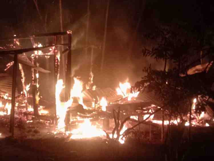 Satu Rumah Warga di Inhil Hangus Dilalap Sijago Merah