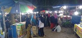 Pengelola Pasar Rakyat Himbau Masyarakat Wajib Pakai Masker