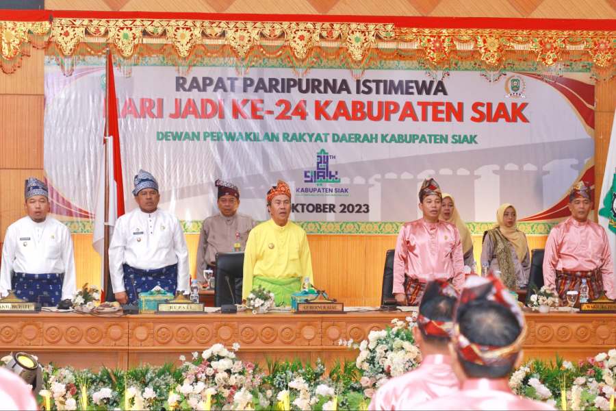 Bupati Alfedri: Hari Jadi Kabupaten Siak ke-24 Momentum Evaluasi Hasil Pelaksanaan Pembangunan