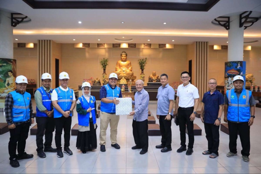 Jelang Hari Raya Waisak 2025, PLN Lakukan Inspeksi Sistem Kelistrikan Pusdiklat Bumi Suci Maitreya di Pekanbaru