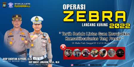 Mulai 03 Oktober, Polres Inhu Gelar Operasi Zebra Lancang Kuning 2022