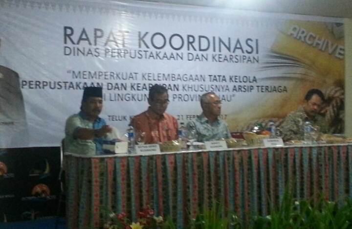 Buka Rakor Perpustakaan dan Arsip  Gubri, Kuansing Harus Bisa Bangkitkan Batang Terendam