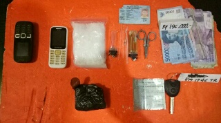 Belum Sampai ke Tembilahan, Dua Terduga Sabu Diciduk Polres Inhil