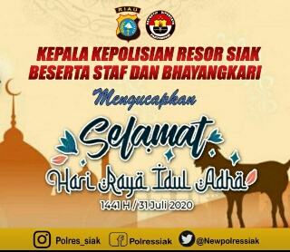 Polres Siak Bagikan 460 Kupon Kurban dari 8 Ekor Sapi, Daging Diantar ke Rumah 